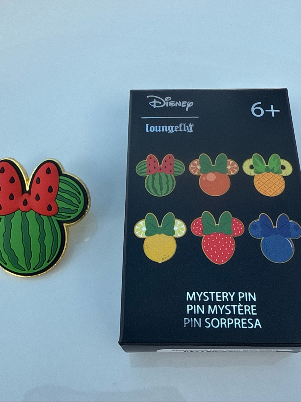 Disney Loungefly Fruit Mickey Mystery Pin - Watermelon